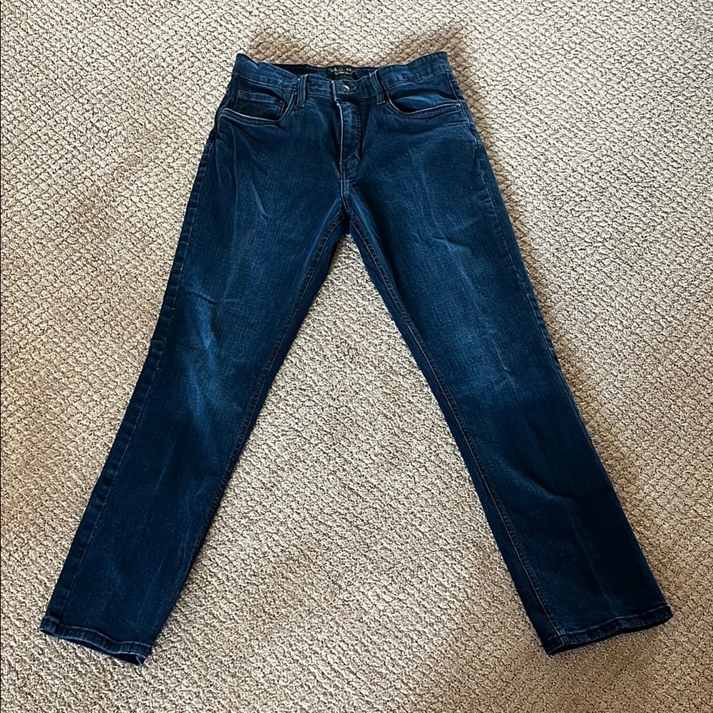 Urban Outfitters Blue Straight-Leg Jeans Classic Style